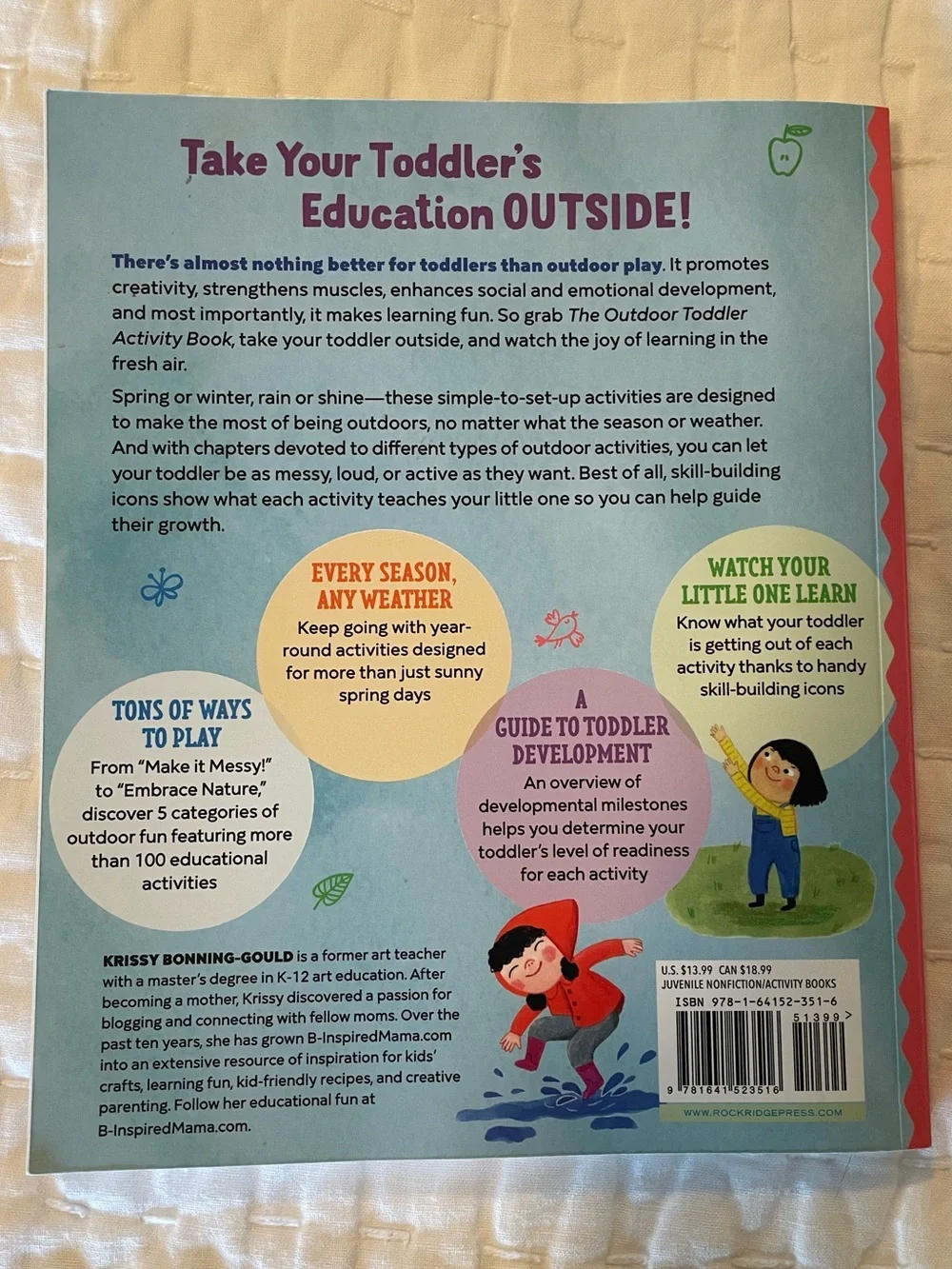 The Outdoor Toddler Activity Book by Krissy Bonning-Gould